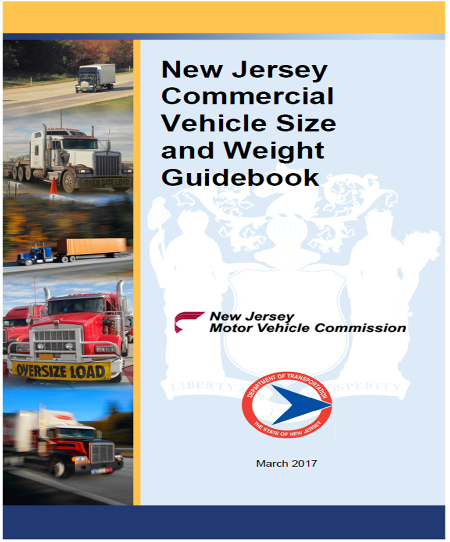 New Jersey Commercial Vehicle Size & Weight Guidebook